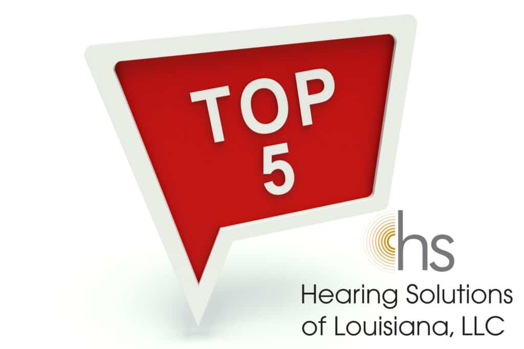 red top 5 sign