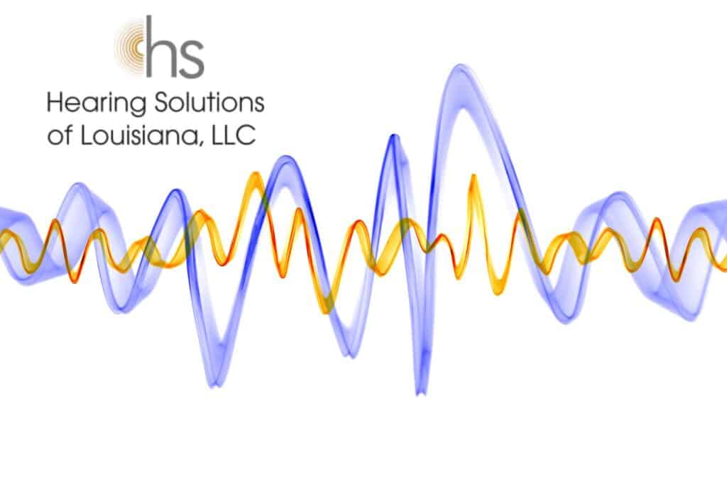 soundwaves in yellow and blue